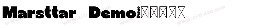 Marsttar  Demo字体转换